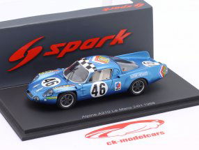 Alpine A210 #46 24h LeMans 1969 LeGuellec, Tramont 1:43 Spark