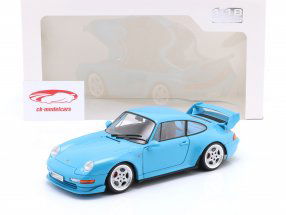 Porsche 911 (993) Clubsport Bouwjaar 1997 Rivièra blauw 1:18 Solido