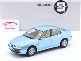 Alfa Romeo 156 Year 1998 light blue metallic 1:18 Triple9