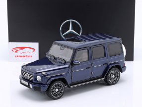 Mercedes-Benz G-Klasse G500 AMG Line Baujahr 2018 sodalithblau 1:18 Norev