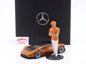 Showcar: Vision One-Eleven with Figure orange 1:18 NZG