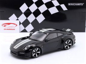 Porsche 911 (992) Sport Classic Année de construction 2022 noir / blanc 1:18 Minichamps