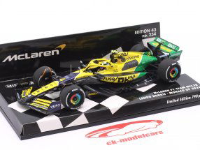 Lando Norris McLaren MCL38 #4 4º Mônaco GP fórmula 1 2024 1:43 Minichamps