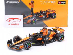 O. Piastri McLaren MCL38 #81 Miami GP formula 1 2024 con figura 1:24 Bburago