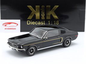 Ford Mustang GT Fastback Año de construcción 1968 negro 1:18 KK-Scale