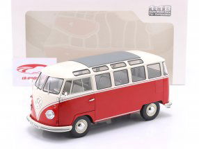 Volkswagen VW T1 Samba ônibus Ano de construção 1962 vermelho / branco 1:18 Solido