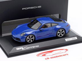 Porsche 911 (992.2) Carrera Coupé Anno di costruzione 2024 blu di Lugano 1:43 Minichamps