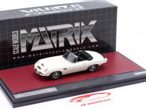 Jaguar E-Type Родстер Italsuisse / Frua Open Top Год постройки 1964 белый 1:43 Matrix