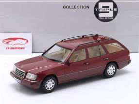 Mercedes-Benz Classe E Modello T (S124) Anno di costruzione 1995 rosso almandino metallico 1:18 Triple9