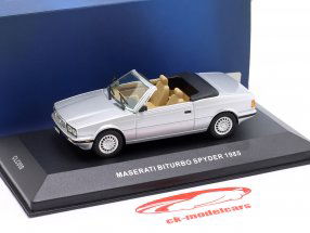 Maserati Biturbo Spyder Year 1985 silver 1:43 Ixo