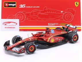 Charles Leclerc Ferrari SF-24 #16 优胜者 意大利 GP 公式 1 2024 1:18 Bburago