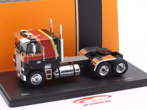 Freigthliner FLA Sattelzugmaschine Baujahr 1993 schwarz / orange 1:43 Ixo