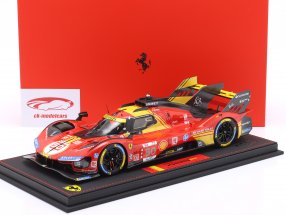 Ferrari 499P #50 ganhador 24h LeMans 2024 Fuoco, Molina, Nielsen 1:18 BBR