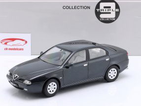 Alfa Romeo 166 Year 1999 dark grey-blue metallic 1:18 Triple9