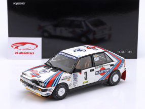 Lancia Delta HF 4WD #3 vinder Rallye Monte Carlo 1988 Saby, Fauchille 1:18 Kyosho