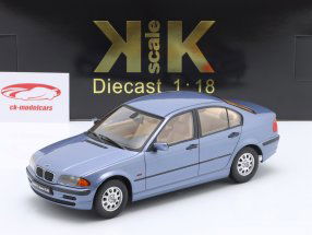 BMW 3 serie (E46) limousine Anno di costruzione 1999 azzurro metallico 1:18 KK-Scale
