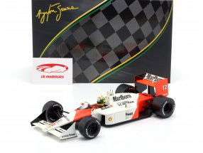 Ayrton Senna McLaren MP4/4 #12 ganhador Japão GP fórmula 1 Campeão mundial 1988 1:18 Premium X