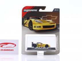 Chevrolet Corvette C6R #69 建設年 2005 黄色 / 黒 1:64 Majorette