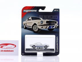 Ford Mustang Shelby GT350 Ano de construção 1965 branco / azul 1:64 Majorette