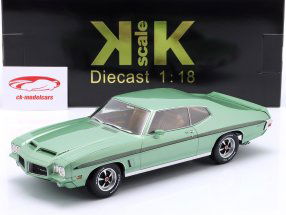 Pontiac LeMans GTO year 1972 light green metallic 1:18 KK-Scale