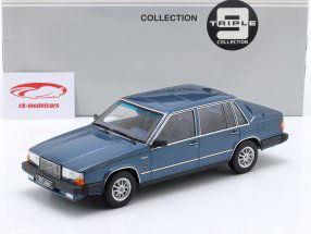 Volvo 760 Turbo Año de construcción 1985 azul metálico 1:18 Triple9