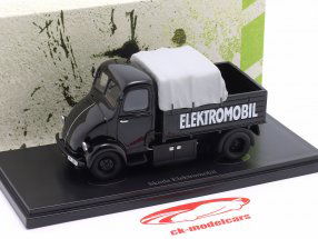 Skoda Elektromobil Byggeår 1944 sort 1:43 AutoCult