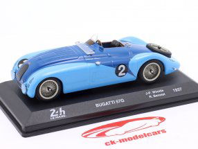 Bugatti 57G #2 vinder 24h LeMans 1937 Wimille, Benoist 1:43 Altaya