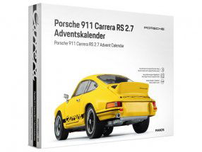 Porsche RS Calendrier de l'Avent : Porsche 911 Carrera RS 2.7 jaune 1:24 Franzis
