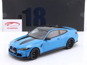 BMW M4 CS Year 2024 riviera blue 1:18 GT-Spirit