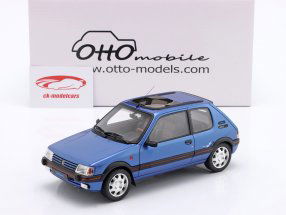 Peugeot 205 1.9 GTI Le Mans Année de construction 1991 miami bleu 1:18 OttOmobile