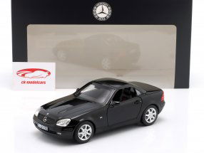 Mercedes-Benz SLK 200 (R170) Byggeår 1996-2000 sort 1:18 Norev