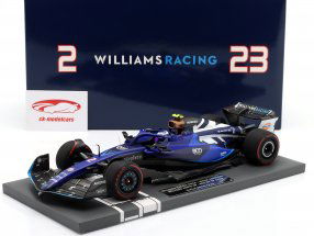 Logan Sargeant Williams FW45 #2 Brits GP formule 1 2023 1:18 Minichamps