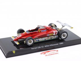 Gilles Villeneuve Ferrari 126C2 #27 formula 1 1982 1:24 Premium Collectibles