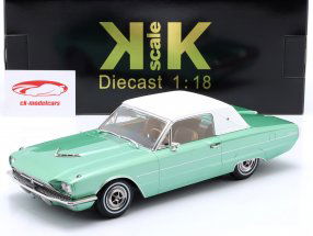 Ford Thunderbird Landau Coupe Baujahr 1966 grün metallic / weiß 1:18 KK-Scale