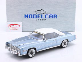Cadillac Eldorado Convertible Año de construcción 1976 azul claro metálico 1:18 ModelCar Group