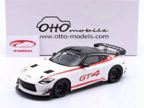 Nissan Z GT4 Coupe Bouwjaar 2022 wit / rood 1:18 OttOmobile