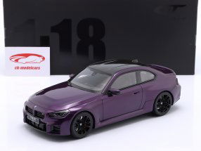 BMW M2 (G87) Coupe Byggeår 2023 lilla 1:18 GT-Spirit