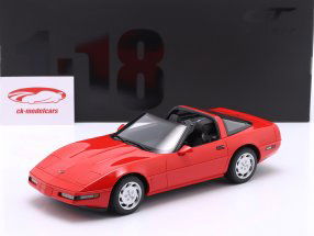 Chevrolet Corvette C4 converteerbaar Bouwjaar 1995 fakkelrood 1:18 GT-Spirit