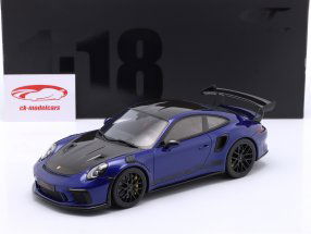 Porsche 911 (991 II) GT3 RS Пакет Вайсах 2018 San Marino синий 1:18 GT-Spirit