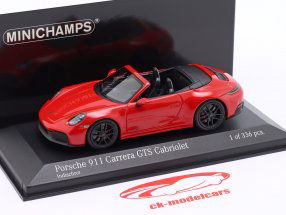 Porsche 911 (992.2) Carrera GTS Кабриолет 2024 охранники красный 1:43 Minichamps