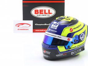 Oliver Bearman #87 MoneyGram Haas F1 team Formula 1 2025 helmet 1:2 Bell