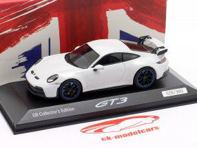 Porsche 911 (992) GT3 RS GB Legends Collection Carrara white 1:43 Minichamps