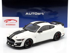 Ford Mustang Shelby GT500 branco / preto 1:18 AUTOart