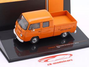 Volkswagen VW T2b Двойная каюта Pick-Up 1972 апельсин 1:43 Ixo
