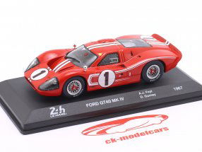 Ford GT40 MK IV #1 Winner 24h LeMans 1967 Gurney, Foyt 1:43 Altaya