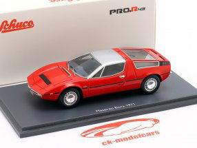 Maserati Bora 建造年份 1971 红色的 / 银 1:43 Schuco