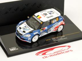 Skoda Fabia S2000 N ° 10 Vainqueur Rallye d'Ypres 2010 Loix, Miclotte 1:43 Ixo
