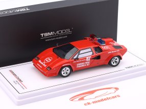 Lamborghini Countach Pace Car Monaco GP 式 1 1983 赤 1:43 TrueScale