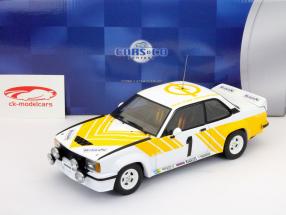 Opel Ascona B 400 yellow - white Rally Presentation Testcar 1:18 SunStar