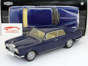 Rolls Royce Silver Shadow MPW Coupe 1968 blå 1:18 ParagonModels